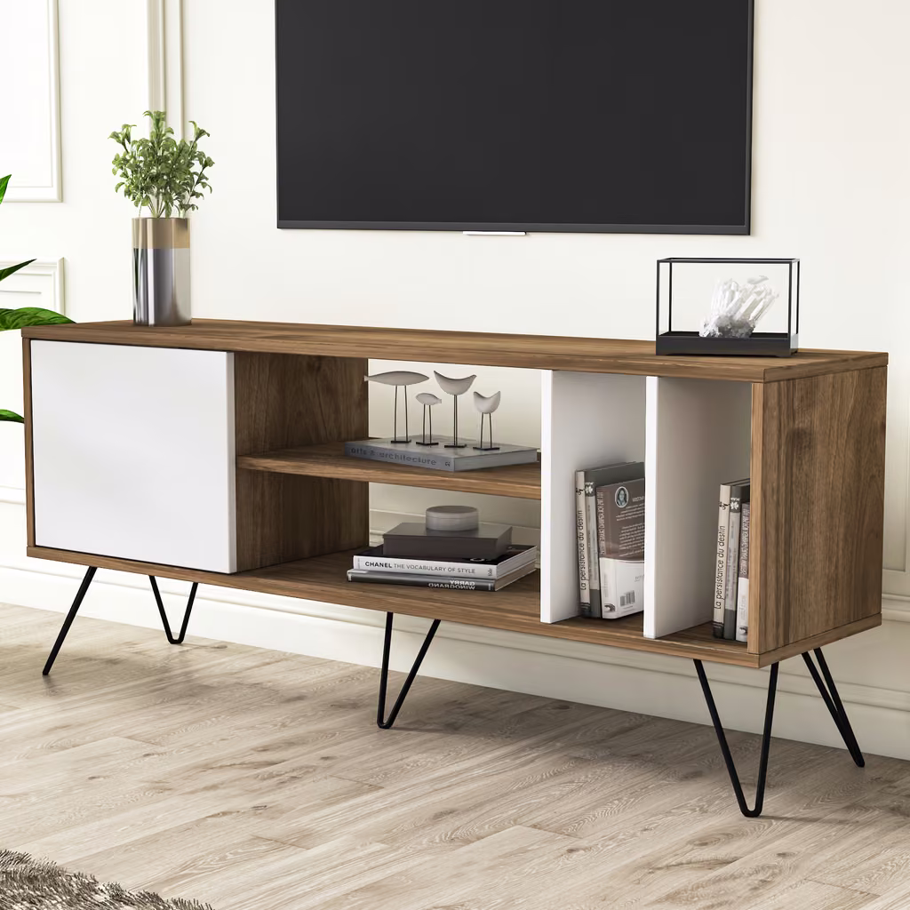 Mistico 1400 Tv Walnut&White