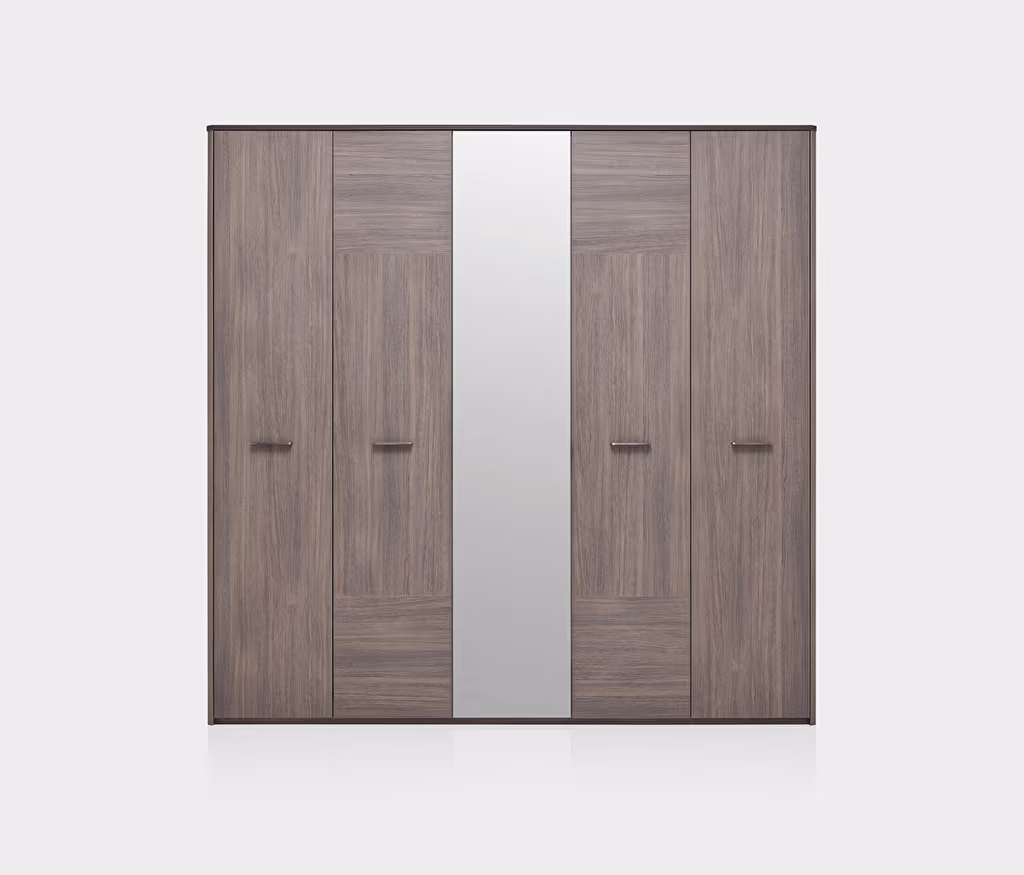 Varena Oak-Taupe Wardrobe