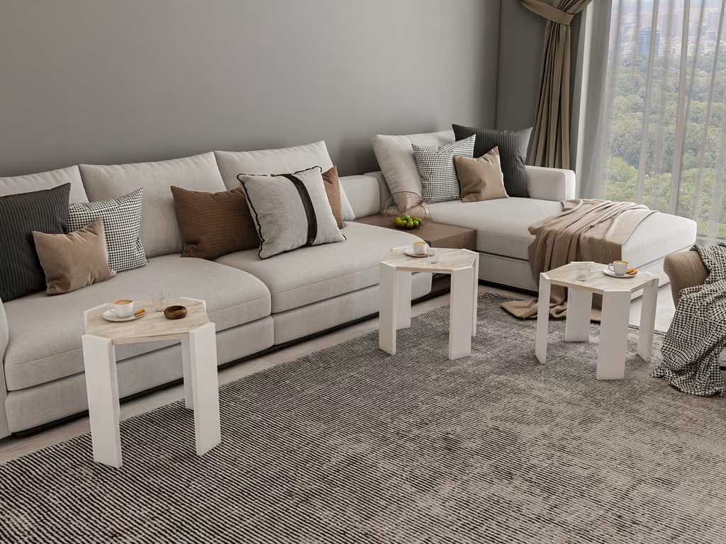 LORI Nesting stol beli