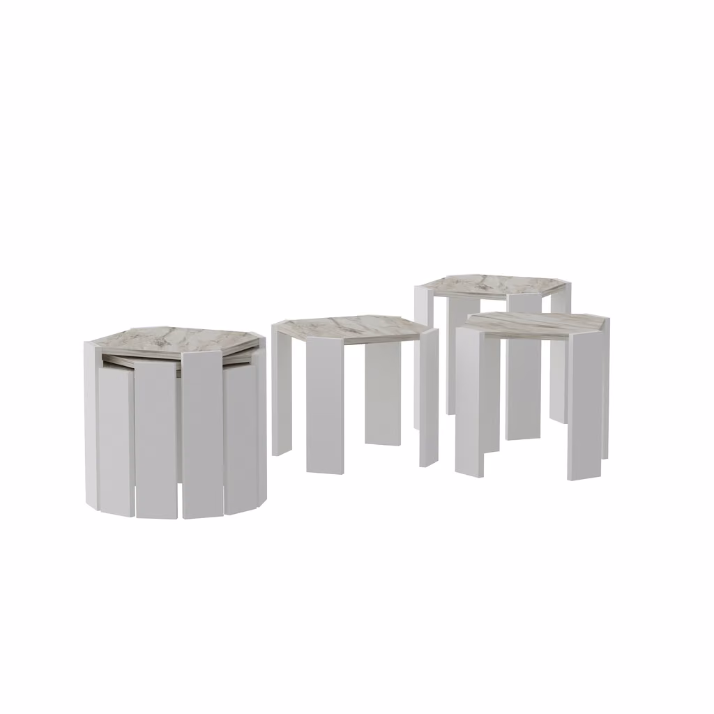 LORI Nesting stol beli