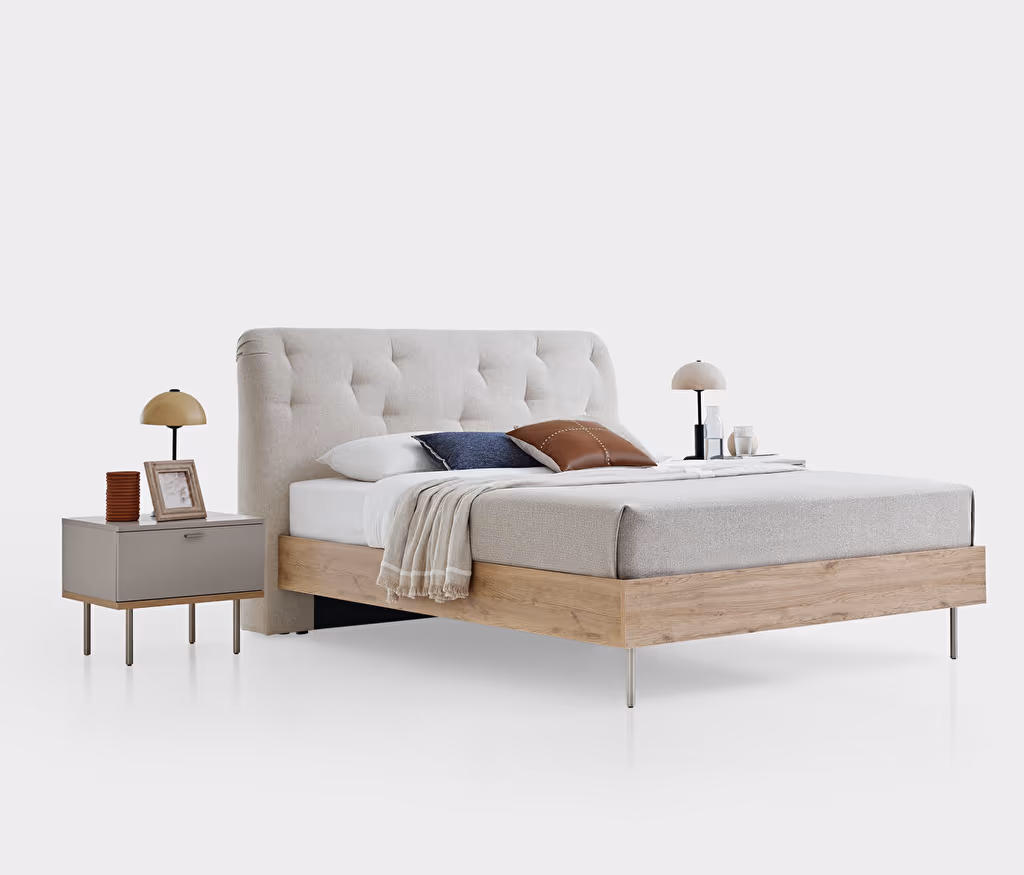 Cante Bedframe with Headboard